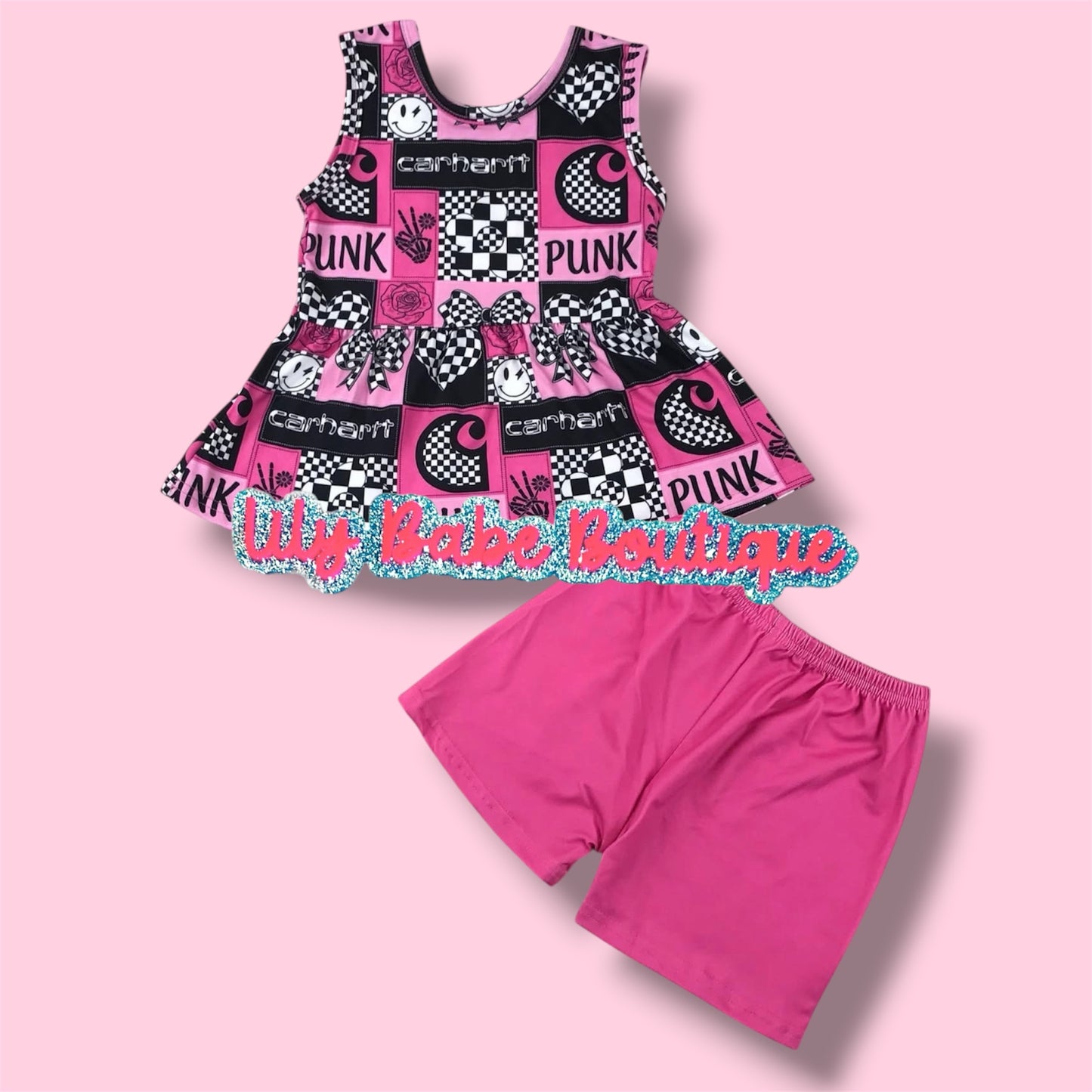 Punk in Pink 2 Pc