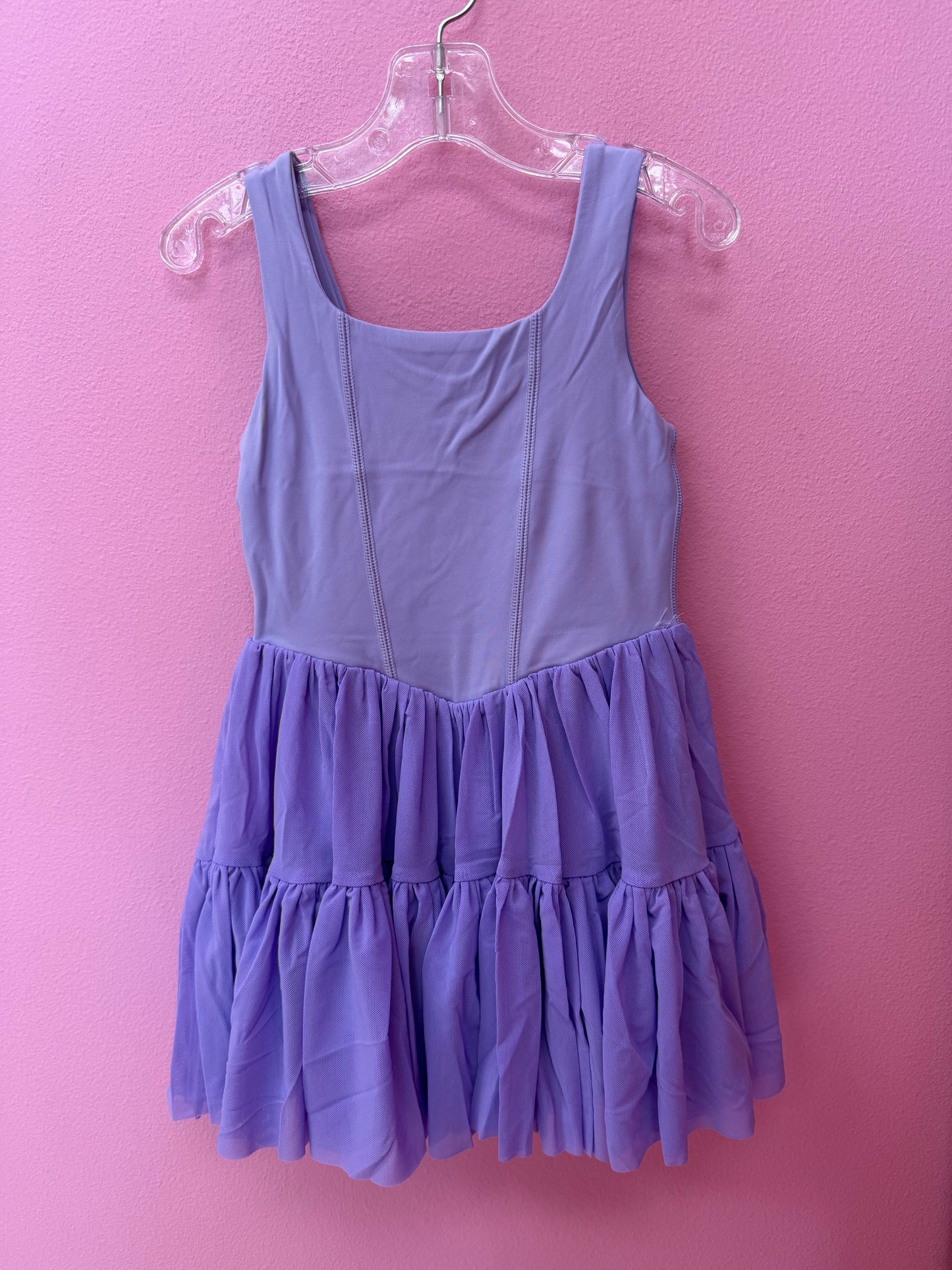 Purple Twirl Yoga Dress