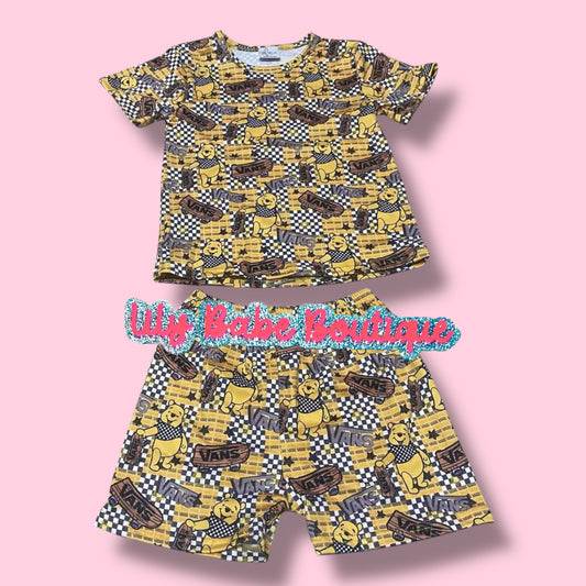 Skateboard Bear 2 Piece