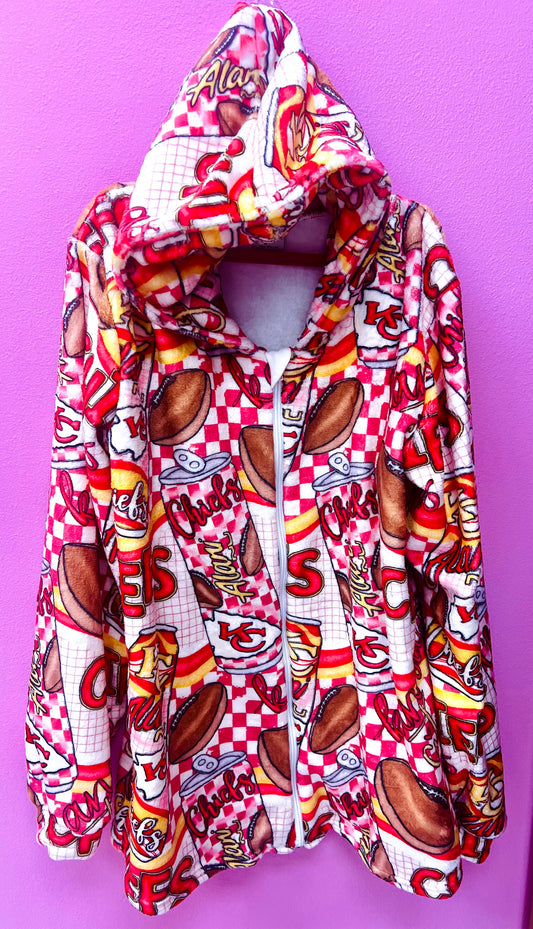 Women’s Football Plush Zip