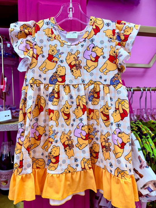 Honey Bear Yellow  Dress