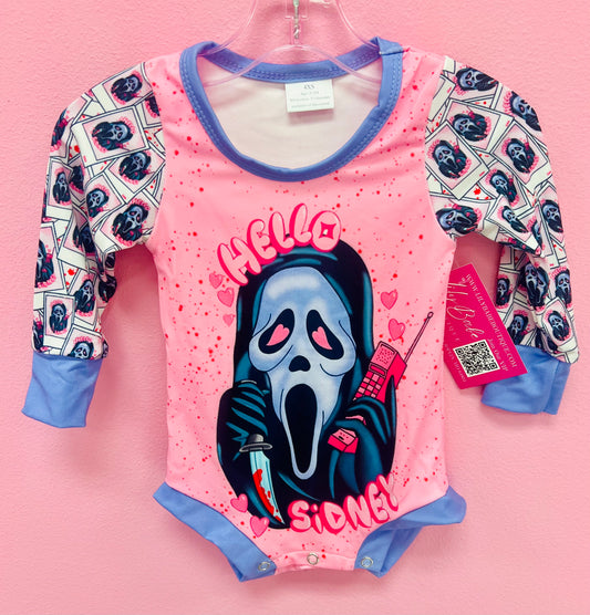 Pink Hello Sid Onesie