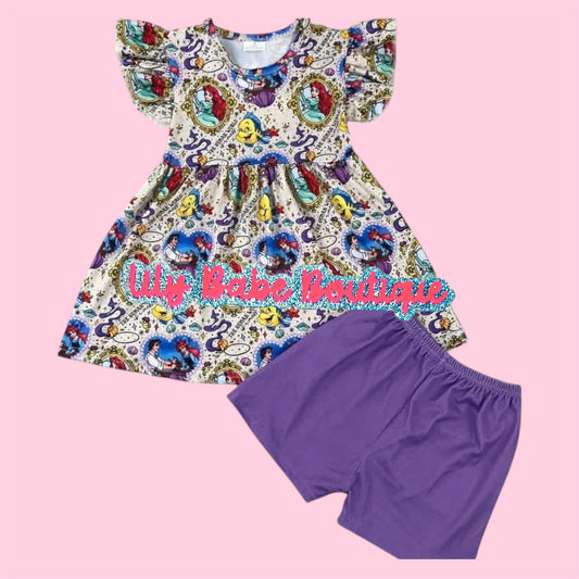 Bows & Mermaids 2 Pc