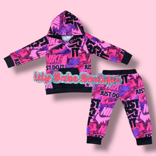 Pink Swoosh 2 Pc