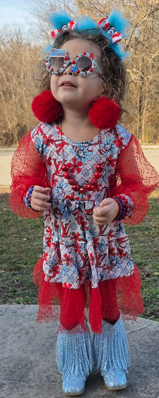 Dr S Mesh Twirl Dress