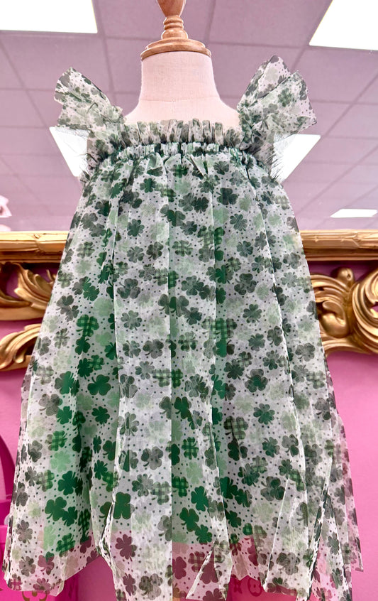 Tulle Clover St Pats Dress