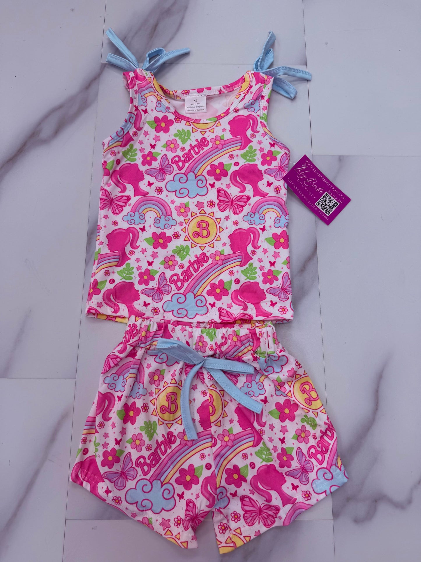 Butterfly B Tank 2 Pc Set