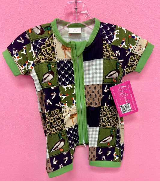 Hunting Bamboo Shortie Zippie
