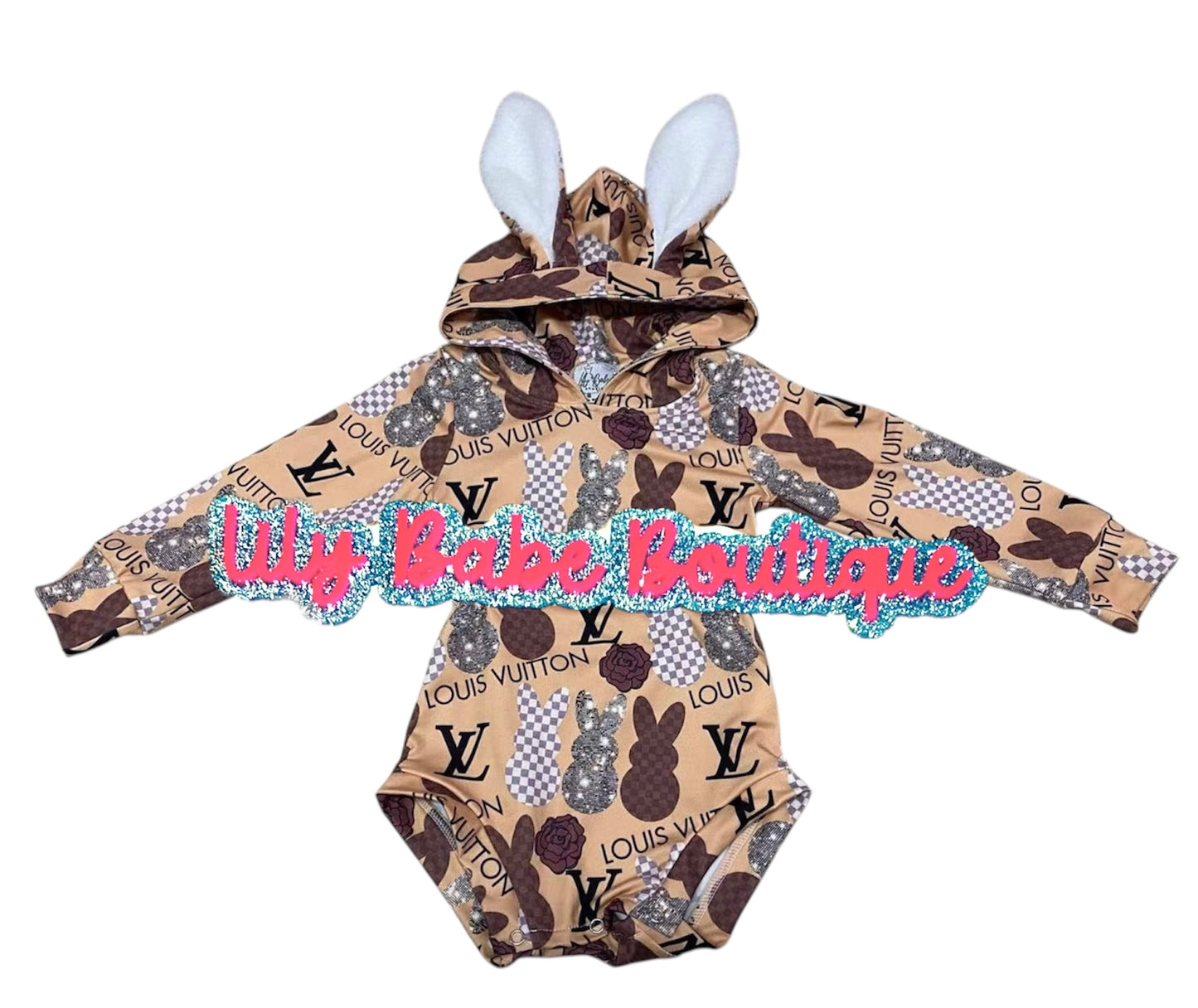 Brown Bunny Romper