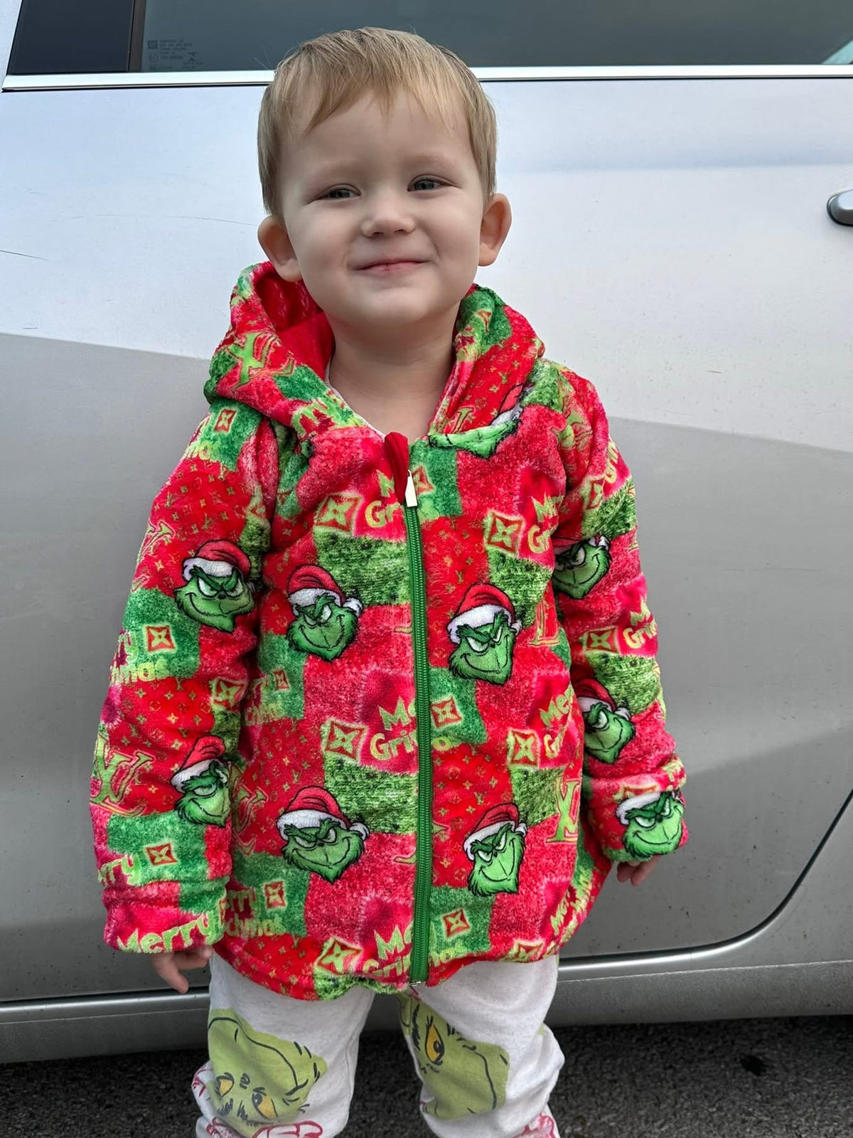 Plush Mean Green Guy Zip