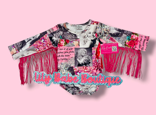 Country Blonde Icon Fringe Onesie