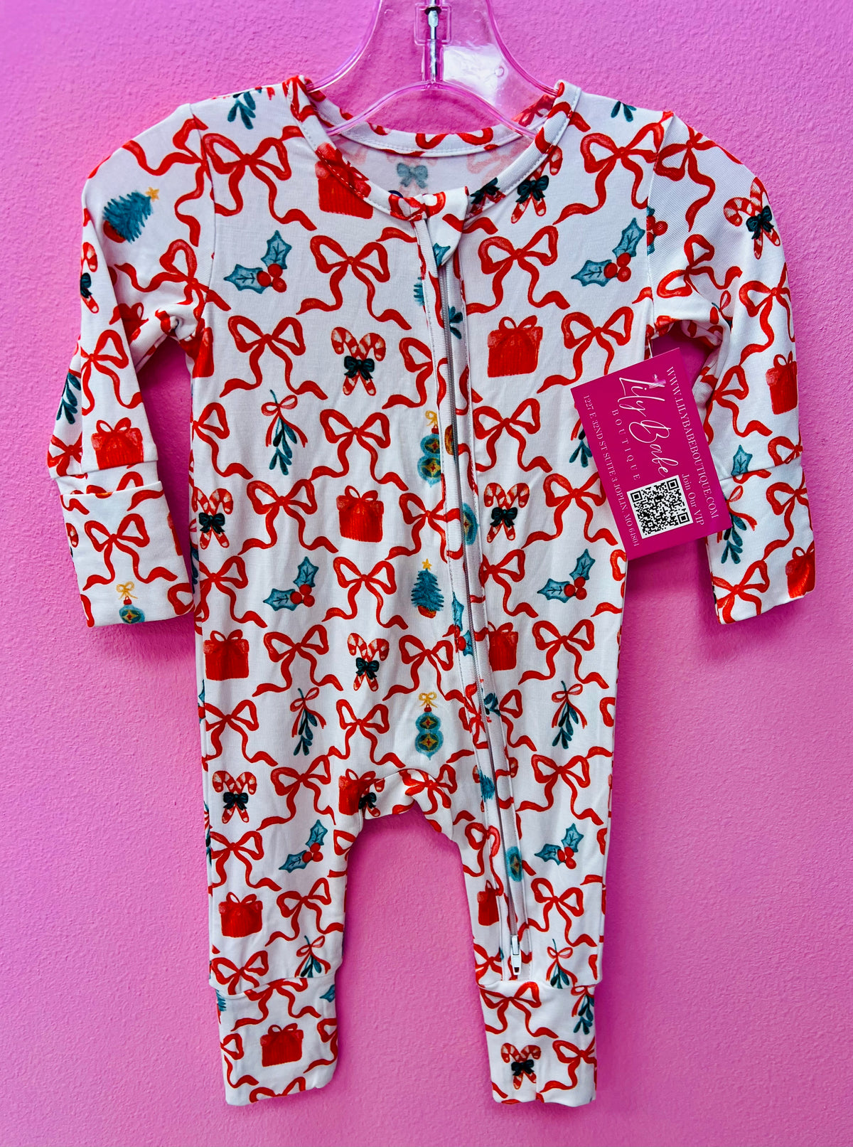 Bows & Gifts Bamboo Zippie