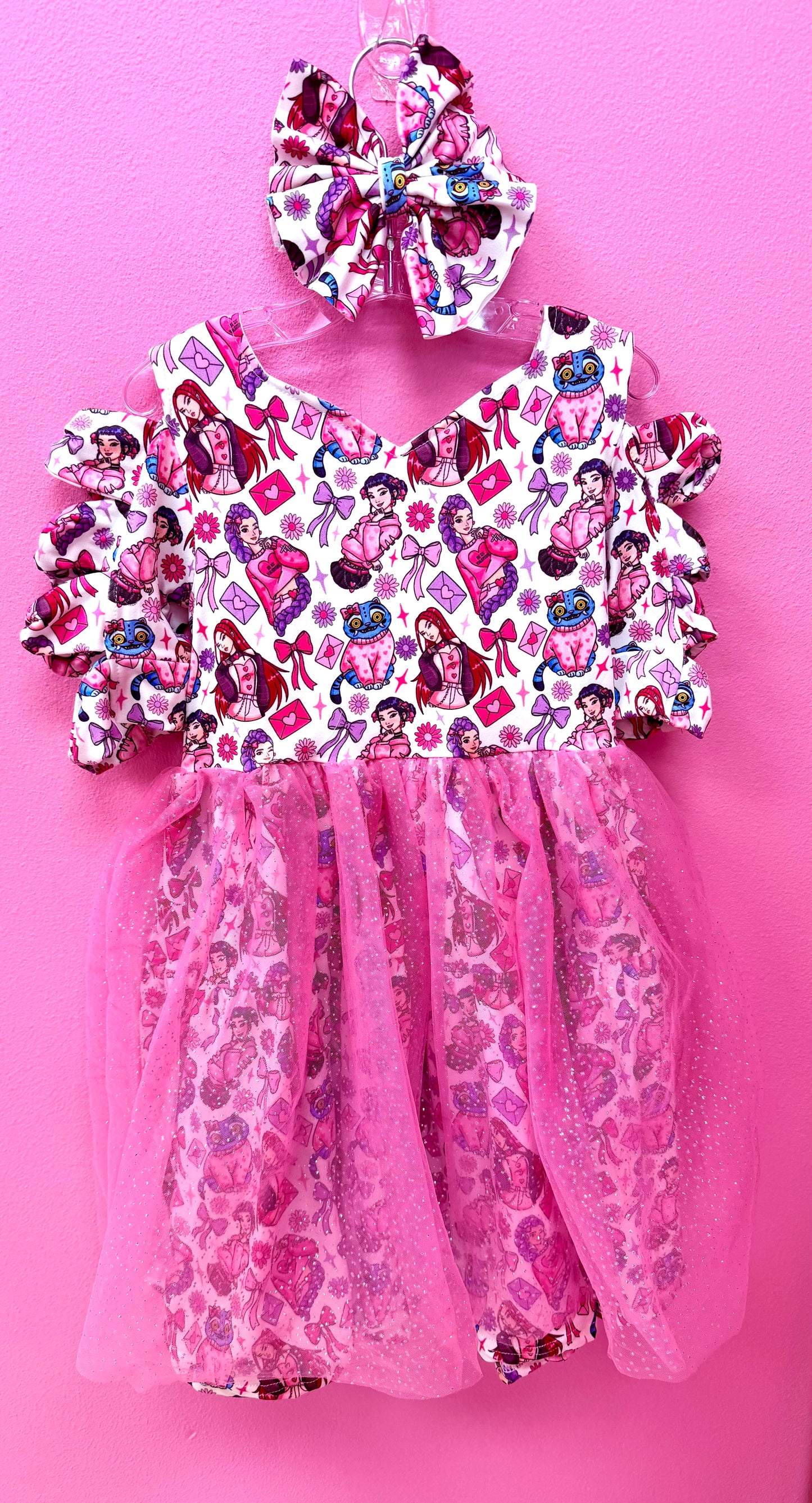 Tulle, Bows, Sparkles & Hunters Dress & Bow