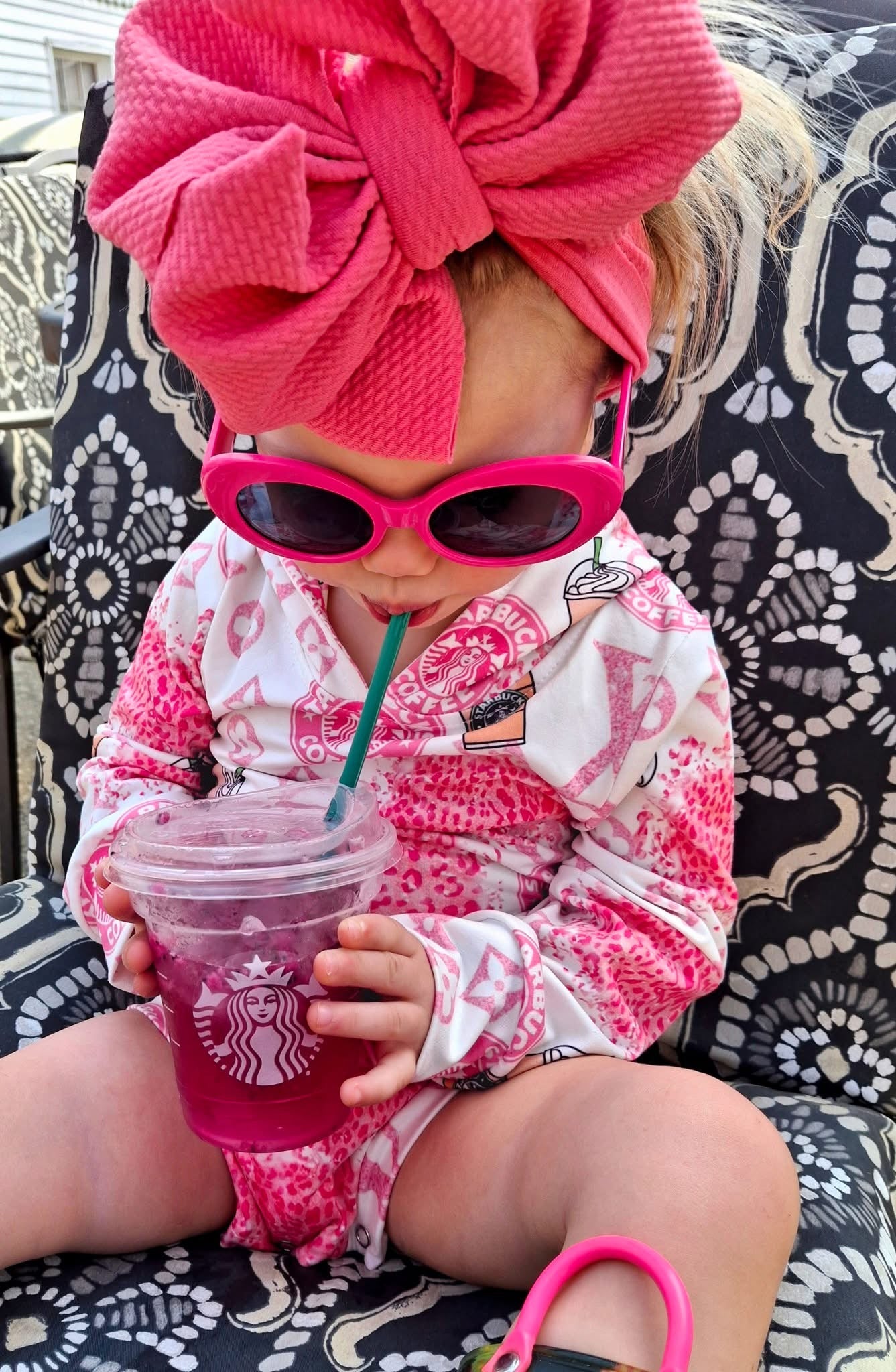 Coffee Hooded Romper