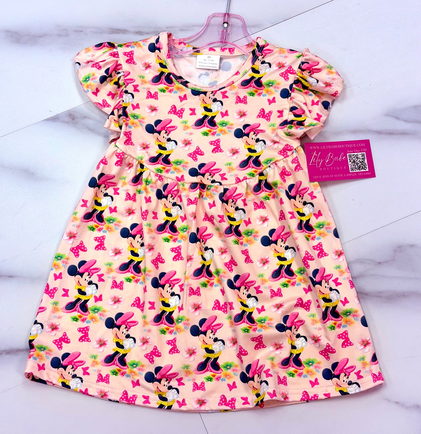 Polka Dot Bow Mousey Dress