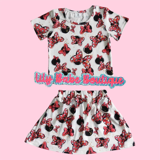 Polka Dot Bow 2 Piece
