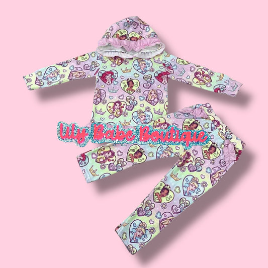 Love Princesses Ruffle 2 Pc Set