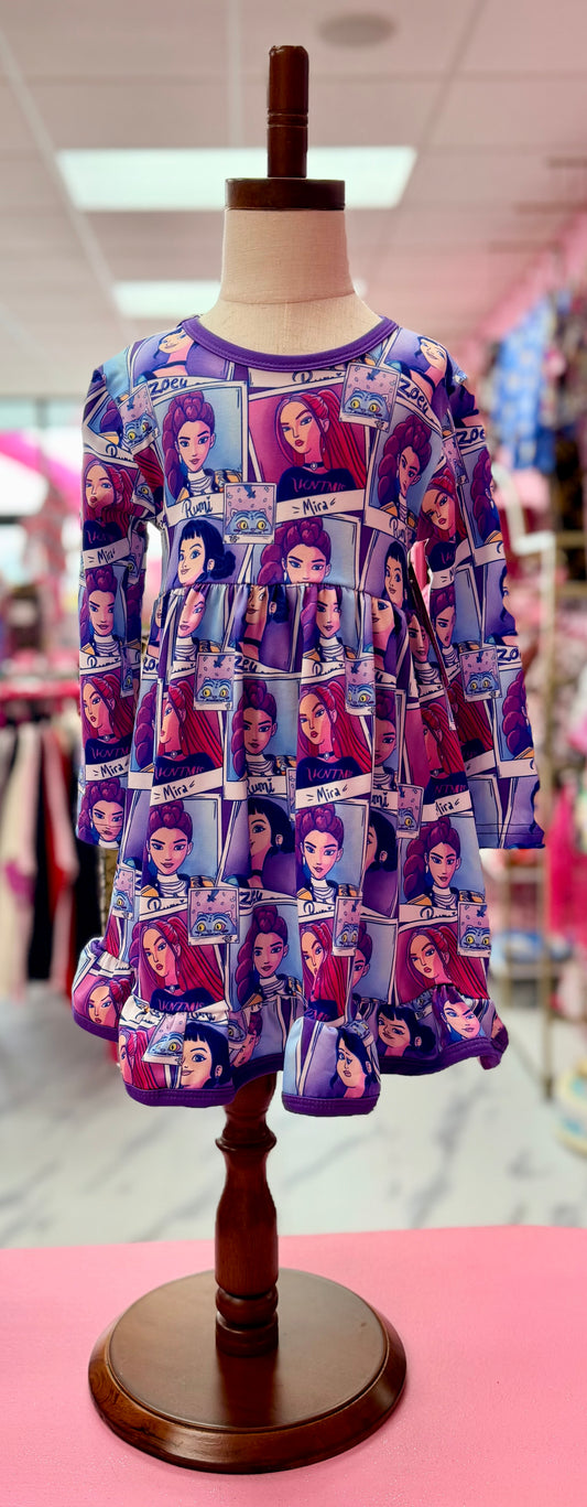 Demon Polaroid Picture Dress