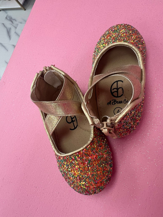 Multi Glitter Flats 4C