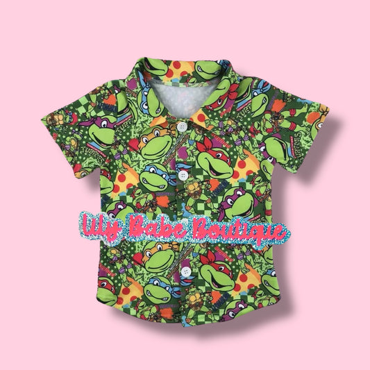 TMNT Collar Shirt