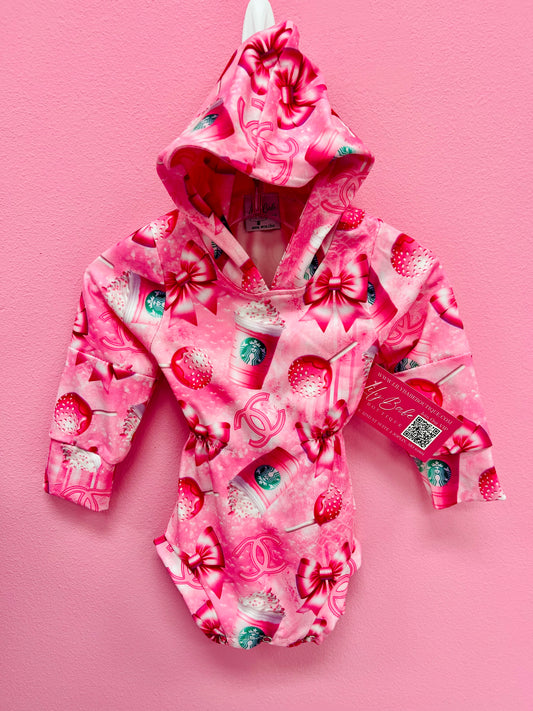 Cake Pop Hooded Romper
