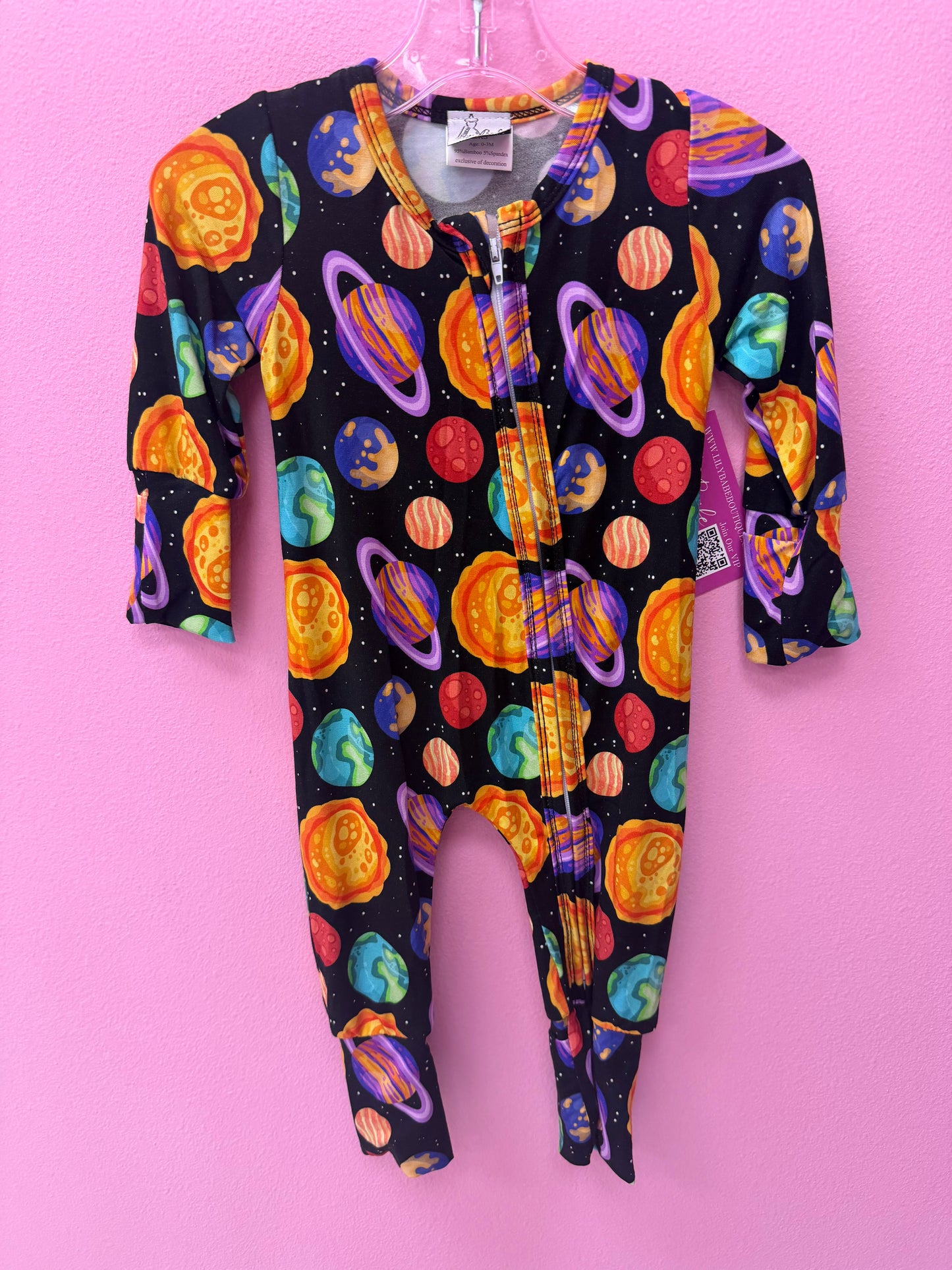 Planets Bamboo Zippie