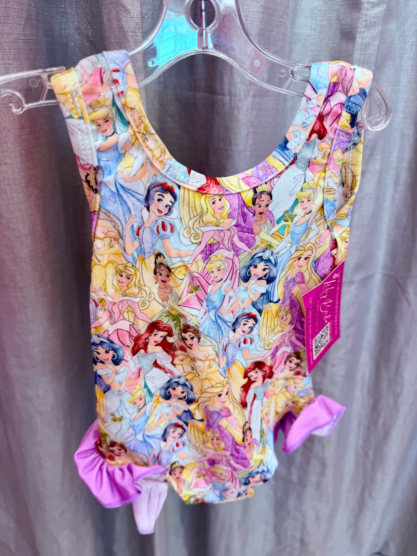 Purple Ruffle Swimsuit