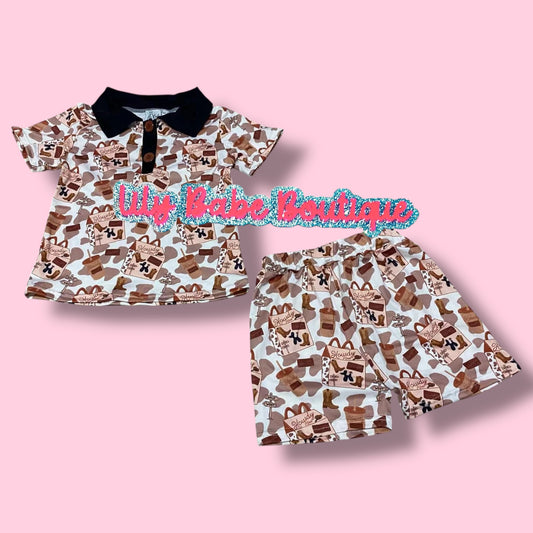 Western Howdy Meal Collared 2 Piece