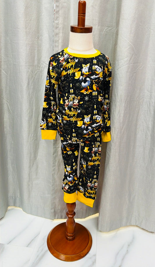 Happy New Years Bamboo  2 Piece Set