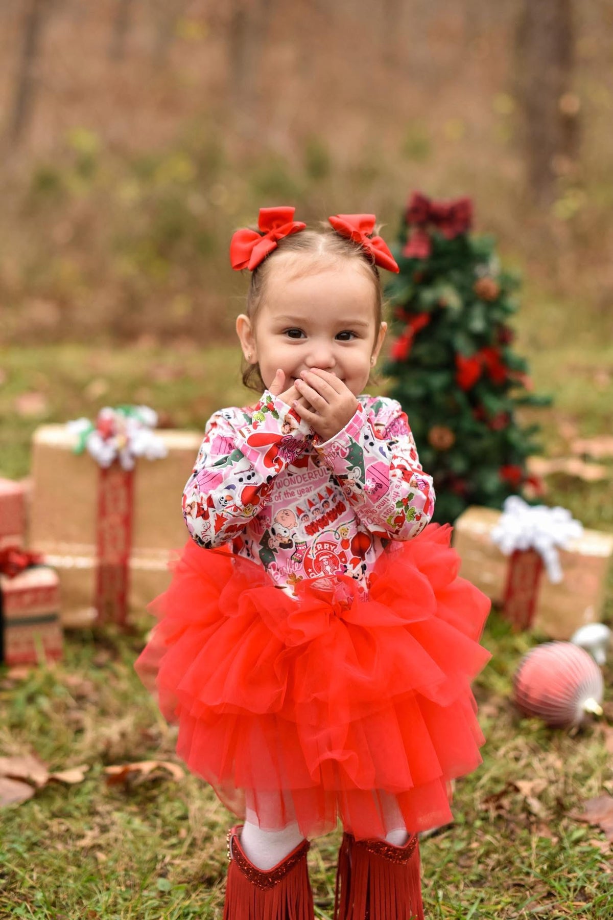 Winter Mash Up Tutu Onesie