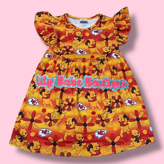 Football & Honey Bear Dress