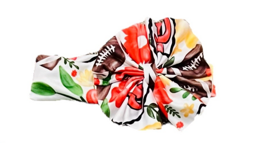 Floral KC Headwrap Bow