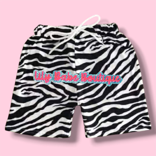 Zebra Boy Shorts