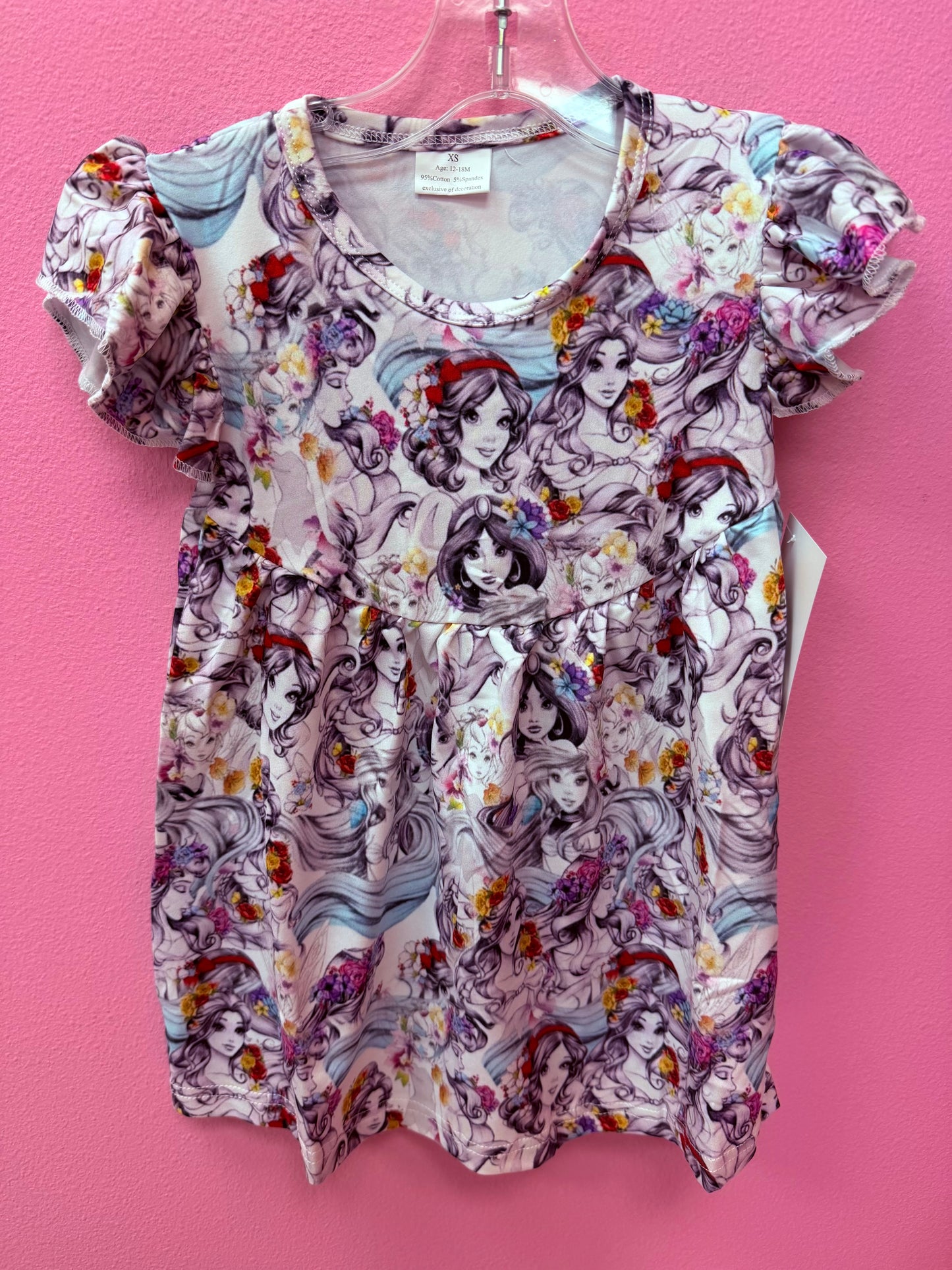Black and white princesses Dress