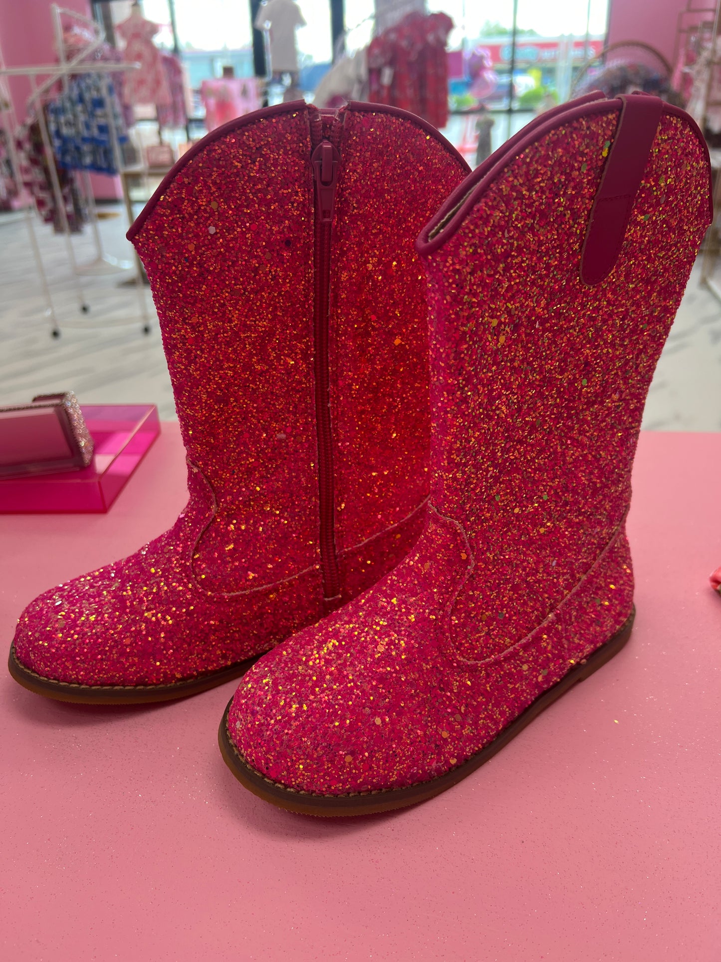 Size 1 BK Glitter Boots