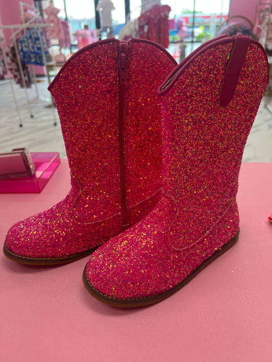 Size 1 BK Glitter Boots