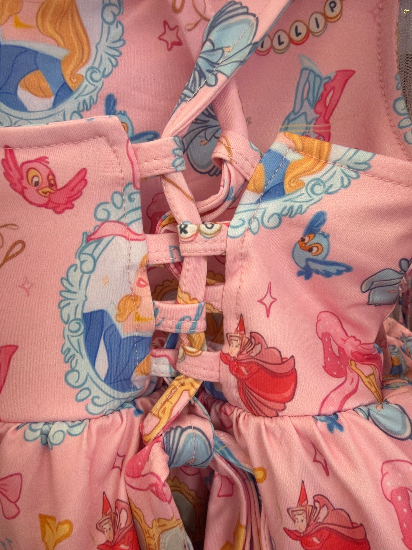 Sleepy Princess Lace Up Dress