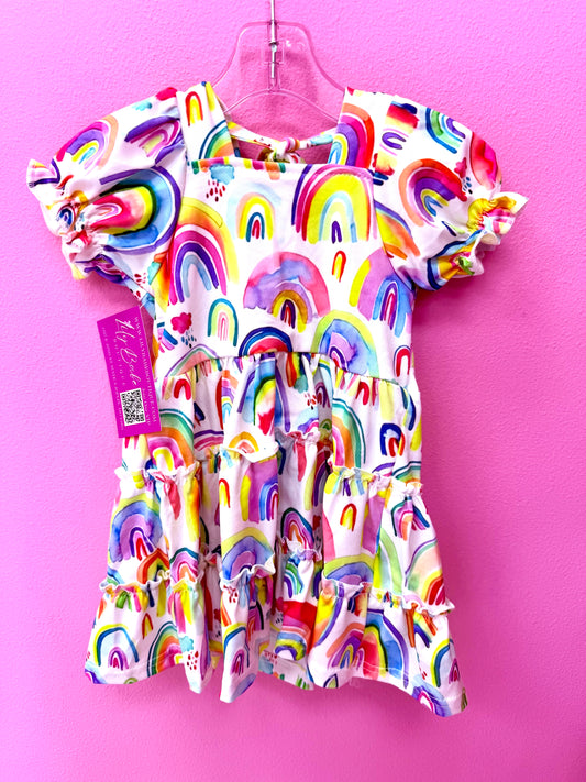 Rainbow Twirl Dress