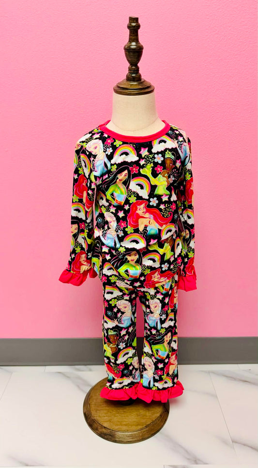 Neon Princesses Bamboo 2 Pc Set