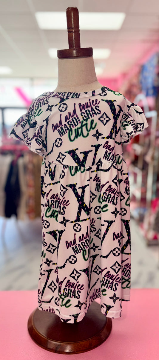 Bad and Boujee Mardi Gras Dress