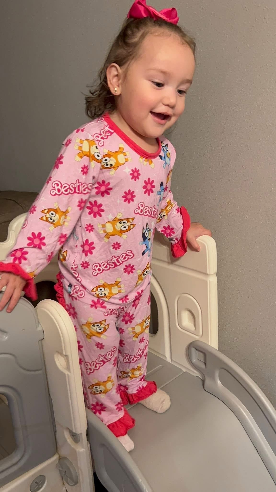 Dog Besties Ruffle Butt Bamboo 2 Pc Set