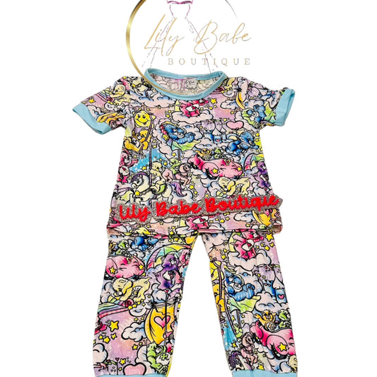 Pastel Bear Bamboo 2 Piece Set